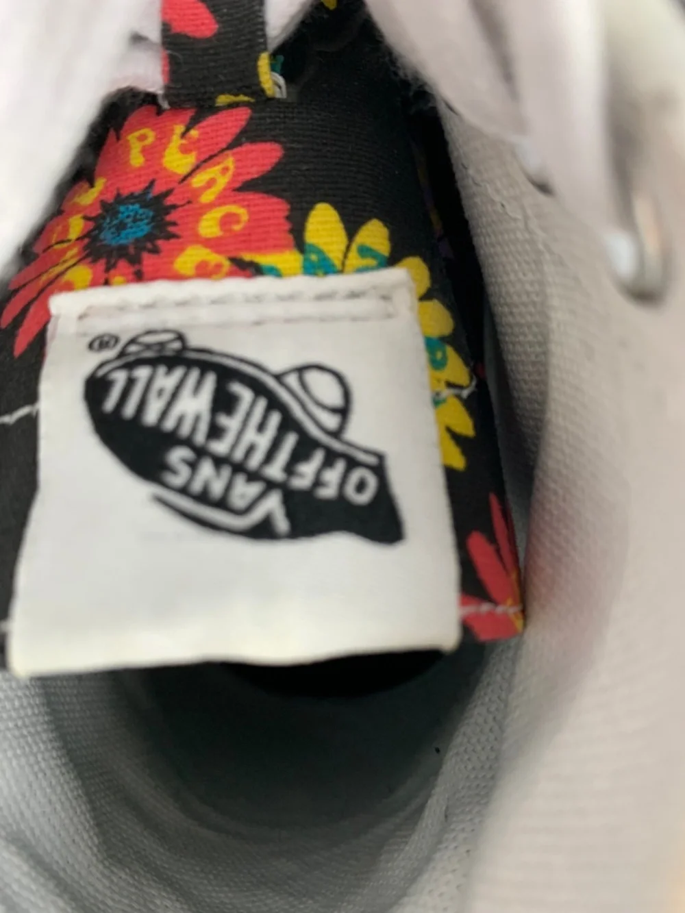 Vans Sk8 Hi-Tapered Peace Floral Sneakers Size 7 Retro Boho Y2K